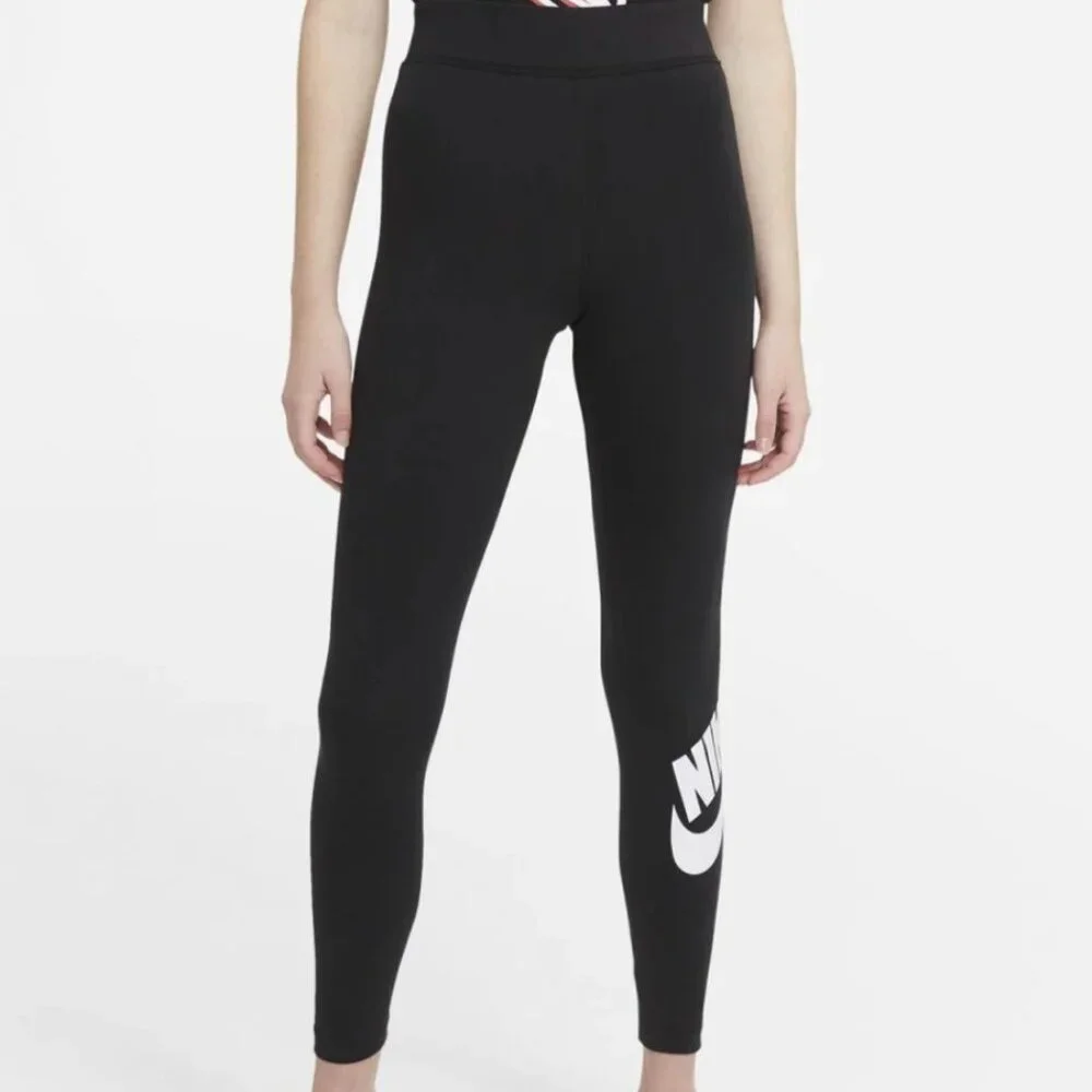 Nike Womens Sportswear Essential High-Waisted Leggings (CZ8528-010) Size Small - Picture 1 of 15